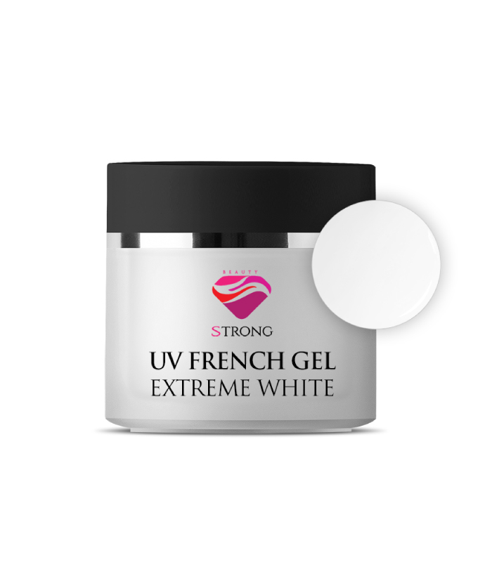 8 UV FRENCH GEL EXTREME WHITE - Image 1