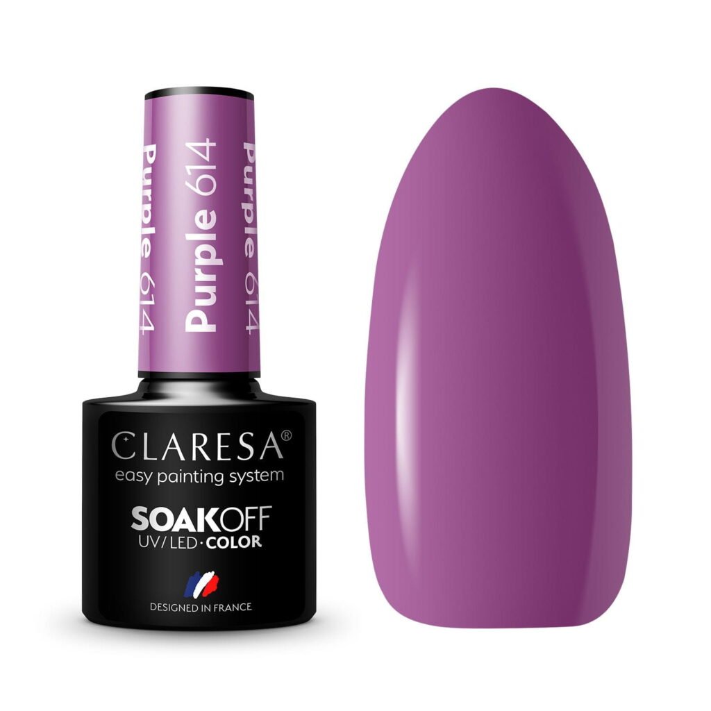139439.jpg Claresa Gel lak PURPLE 614 -5g - Image 1