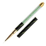 Illusion Line nail art brush with zircons, bristle length 11mm No Name