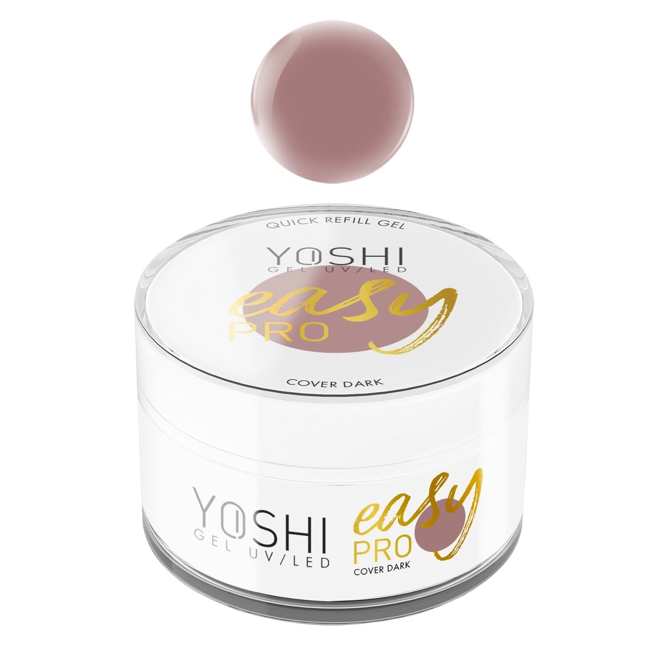 K_GEL_01_CoverDark.jpg YOSHI Easy PRO Gel UV LED COVER DARK 50 ml - Image 1