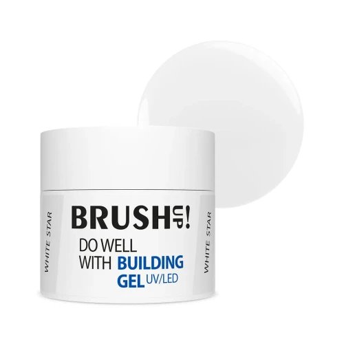 Zel-White-Star.jpg BRUSHUP! – Do Well with Building Gel White Star 12 g - Image 1