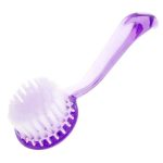 Četka za manikuru i prašinu – okrugla sa drškom – lila