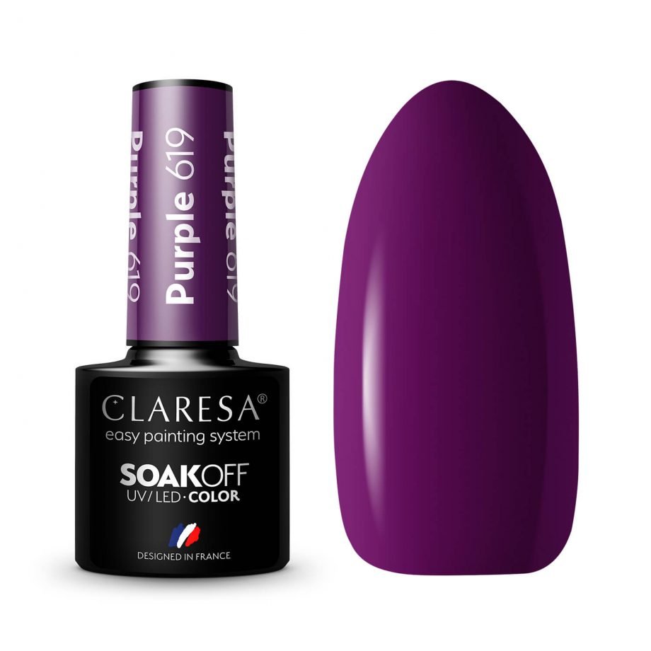 1000065330.jpg Claresa Gel lak Purple 619 - 5g - Image 1