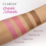 Claresa Rumenilo u stiku Cheek 2 Cheek 01 Candy pink 5,5g - Image 2