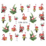Vodene naljepnice za nokte flamingo YZW-3076