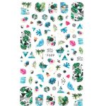 Naljepnice za nokte tanke samoljepljive biljke F609