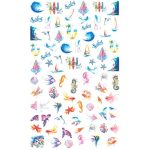 Naljepnice za nokte tanke samoljepljive morske životinje F649