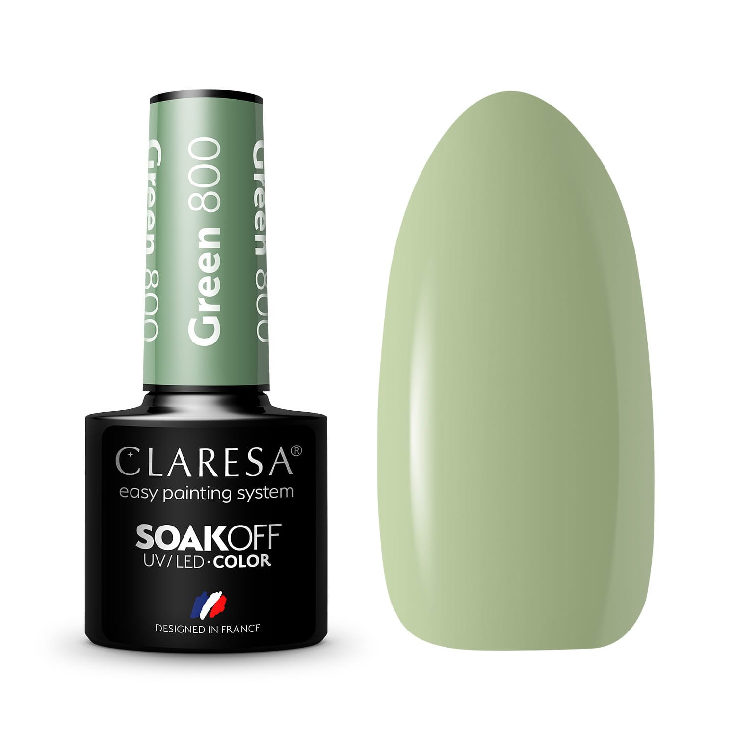 2025/05/green_800.jpg Claresa Gel Lak Green 800 5g - Image 1