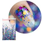 Šareni ukrasi za nokte! Pjegice, konfeti, kapljice, točkice, krugovi, Princess Nails br. 8 20 g