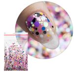 Šareni ukrasi za nokte! Pjegice, konfeti, kapljice, točkice, krugovi, Princess Nails br. 5 20 g