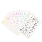 Gradijentne vodene naljepnice za nokte/ francuski/ ombre/ francuski osmijeh, set od 8 boja STZ48-STZ55