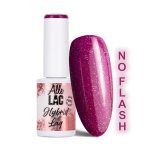 LED/UV gel lak  Purples Flash Glitter Purple AlleLac HEMA/Di-HEMA Free 6g - Image 3