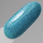 LED/UV gel lak  Blues Flash Glitter Blue AlleLac HEMA/Di-HEMA Free 6g - Image 2
