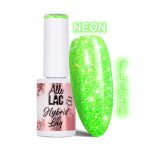 Lakier LED/UV Gel lak Greens Flash Glitter Green AlleLac HEMA/Di-HEMA Free 6g