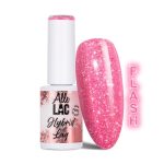 Lakier LED/UV Gel lak Pinks Flash Glitter Light Pink AlleLac HEMA/Di-HEMA Free 6g