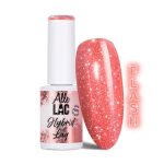 Lakier LED/UV Gel lak Oranges Flash Glitter Light Orange AlleLac HEMA/Di-HEMA Free 6g