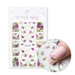 Samoljepljive naljepnice za nokte cvijeće CM-052
