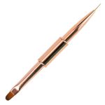 Dvostrana četkica za gel, 6 ovalnih komada za dekoracije, 9 mm