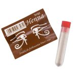 Szczecin kana u prahu za farbanje obrva i trepavica, smeđa bočica