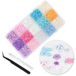 Kutija sa ukrasima: mašne, cvijeće, biseri BKHZ-006