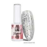 LED/UV Gel Polish Whites Silver Glitter AlleLac HEMA/Di-HEMA Free 6g