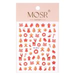 3D samoljepljive božićne naljepnice za nokte 5D-0037