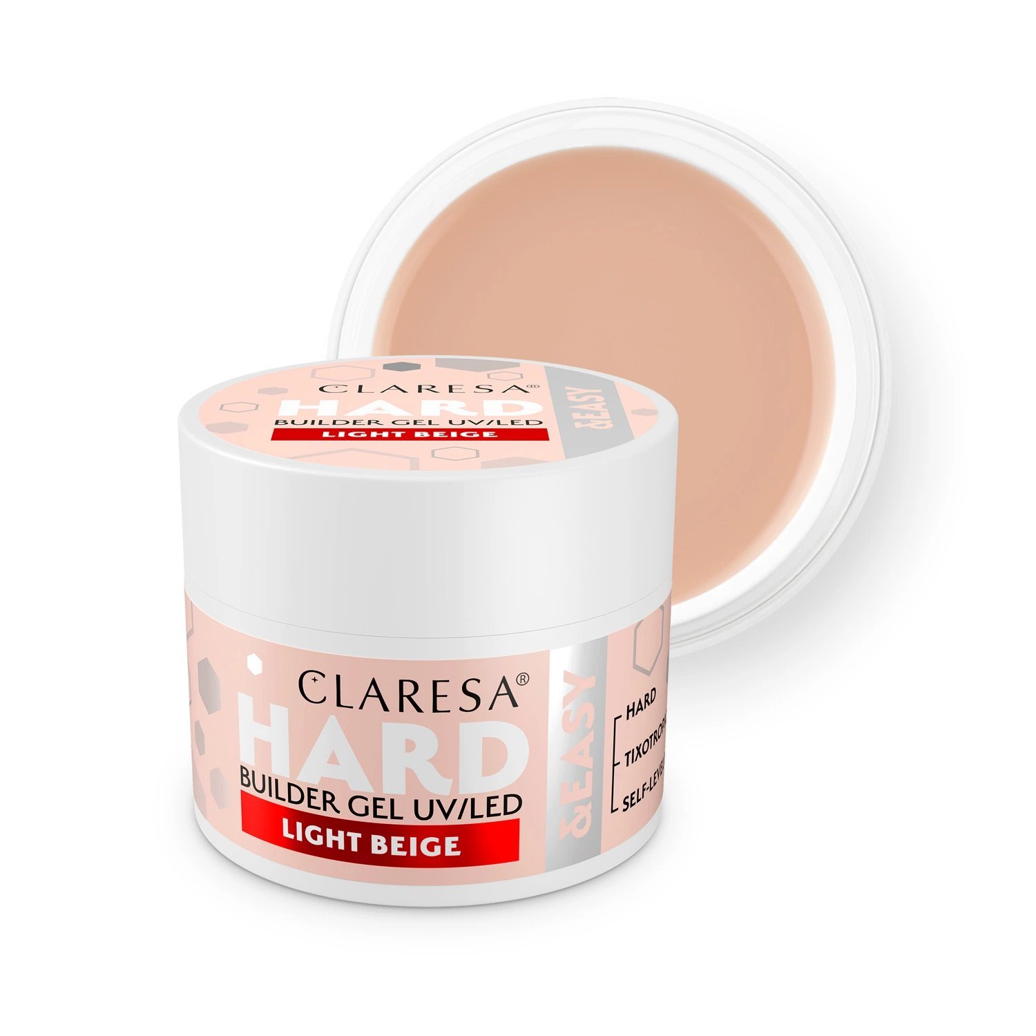 2025/12/1000145204.jpg Claresa HARD&EASY Builder Gel LIGHT BEIGE 12g - Image 1