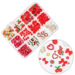 Kutija sa miješanim ukrasima, cca. 100 komada