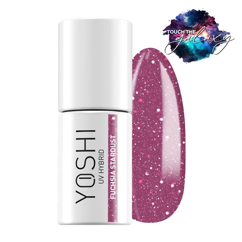 2025/12/1000147666.jpg YOSHI Gel lak FUCHSIA STARDUST 524 - 6ml - Image 1