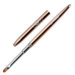 AlleLac Ovalni metalni kist za gel br. 6