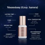 Moonstone Gray Aurora Eyelash Extension Glue - Image 2