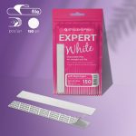 Bijele turpije za jednokratnu upotrebu za ravne nokte na sloju meke pjene EXPERT 20 (30 kom)