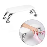 Stalak za manikir sa srebrnim nogama, bijeli