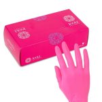 IGOLI jednokratne nitrilne dijagnostičke i zaštitne rukavice veličina M, boje fuksije, 100 kom