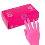 IGOLI jednokratne nitrilne dijagnostičke i zaštitne rukavice veličina S, boje fuksije, 100 komada