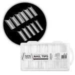 Vrhovi za nokte NTN Premium kvadratni tunelski vrhovi za brzo produženje noktiju 100 kom