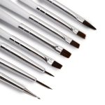 Set četkica za ukrašavanje gelom, zebrasta sonda, 8 kom. - Image 2