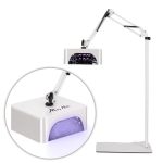 Molly Nails 36W UV/LED lampa za ogledalo za pedikir sa stalkom, bežična, bijela, V10BAT, dužina kabla 3m