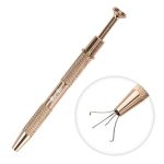 Molly Nails ombre spužvasti hvataljka za nanošenje laka u boji 12,2 cm zlatna