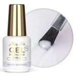 Molly Nails Pro Salon White Whisper HEMA/Di-HEMA gel u bočici s četkicom 15g