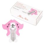 Molly Nails šabloni za ekstenzije noktiju, prozirno roze, 500 komada