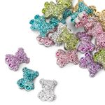 Molly Nails 3D ukrasi za nokte u obliku medvjedića, miks boja, 20 komada