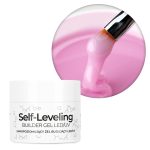 Samonivelirajući gel za gradnju, tvrdi, srednje gusti, samonivelirajući gel za gradnju NTN Premium Soft Pink, bez HEMA/Di-HEMA 50 g