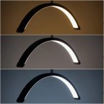 LED kozmetička lampa lučna 20W stolna bez sjene crna DZ-M3X - Image 2