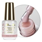 Gumena baza za fleksibilne nokte, manikir, pedikir, za dekoraciju SOS Antidotum Pro Salon Molly Nails Creme de Nude 15g