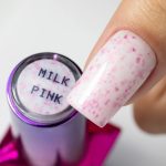 Flakes Rubber Base Milk&Pink Molly Nails HEMA/Di-HEMA Free 10 grama - Image 2