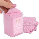 Molly Nails perforirani jastučići za nokte bez prašine, rozi 5x5 cm 200 komada