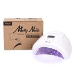 Molly Nails UV/LED lampa za nokte 48W za hibridne lakove, gelove i akrilne gelove, bijela SUN 1S PRO, duljina kabela 3 m