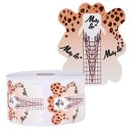 MollyLac šabloni za nokte s leopard uzorkom, 500 komada