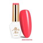 LED/UV Gel Polish Vivid Vibes Nr 286 Hot Coral Molly Nails HEMA/Di-HEMA Free 8g